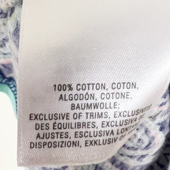 🎁 Anthropologie Meadow Rue Nuria Paisley Print Swing Tank Top Size XS Blue - Picture 8 of 10